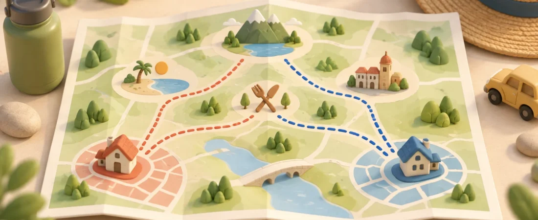 How to Choose a Family Accommodation Location Using Maps and Daily Routes
